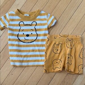 Hanna Andersson Winnie the Pooh Striped pajamas 2T
